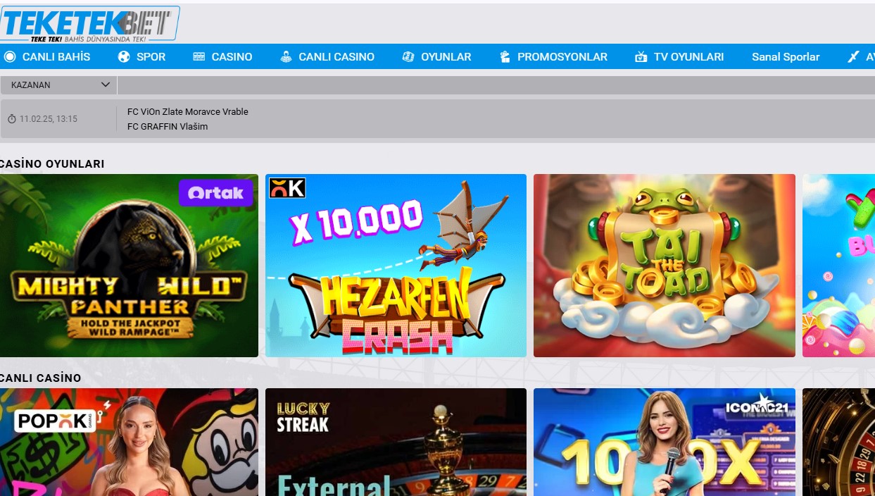 Teketekbet Giriş Sayfası